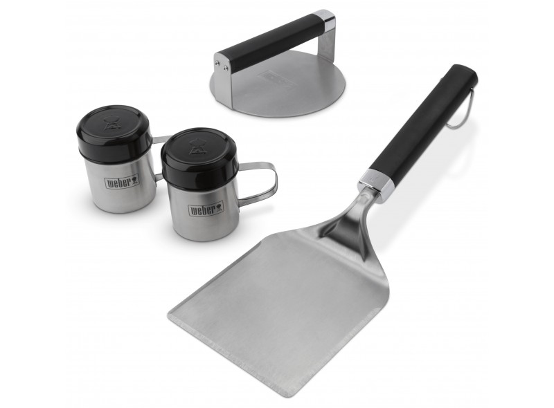 Set de Utensilios Smashed para Plancha Weber Set de Utensilios Smashed para Plancha Weber